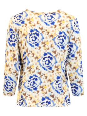 Signature Bluse - Blå/brun/Beige - Dame - Bluser - Signature