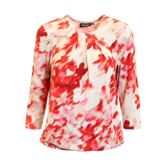 Signature Bluse - Rød mix - Dame - Bluser - Signature