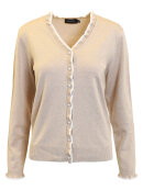 Brandtex Cardigan - Sand - Lækre striktrøjer til kvinder - Brandtex