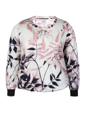 Zhenzi bluse - rosa mix - Overdele til Plus size - Zhenzi