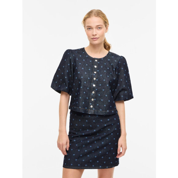 VILA - Vila Skjortejakke - Denim dot