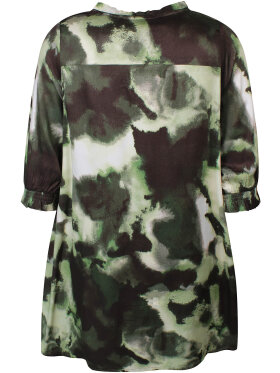 Zhenzi kjole - grøn mix - Kjoler til plus size kvinder - Zhenzi