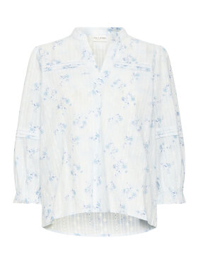 Pulz Bluse - Lyseblå - Dame - Bluser - PULZ Jeans