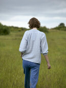 Pulz Bluse - Lyseblå - Dame - Bluser - PULZ Jeans