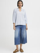 Pulz Bluse - Lyseblå - Dame - Bluser - PULZ Jeans