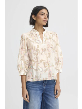 Pulz Bluse - Mønster - Dame - Bluser - PULZ Jeans