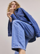 Pulz Jeans Barrel - Medium blue - Dame - Jeans - PULZ Jeans