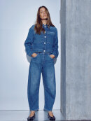 Pulz Jeans Barrel - Medium blue - Dame - Jeans - PULZ Jeans