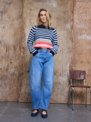 Pulz Jeans Barrel - Medium blue - Dame - Jeans - PULZ Jeans