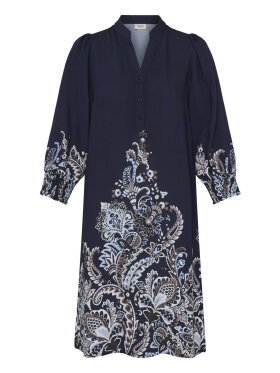 Fransa Kjole - navy - Mellemlange kjoler - FRANSA