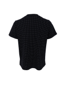 Black Colour T-shirt - sort m/dot - Dame - T-shirts - Black Colour