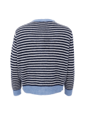 Black Colour Strik - Navy strib - Lækre striktrøjer til kvinder - Black Colour