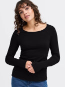 Fransa t-shirt L/Æ - sort - Dame - Bluser - FRANSA