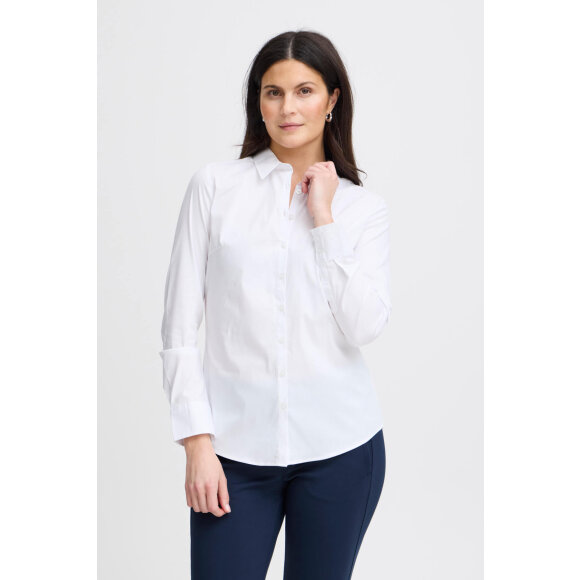 Fransa Skjorte - hvid - Skjorter til kvinder - FRANSA