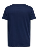 Only Carmakoma t-shirt - marine - Overdele til Plus size - ONLY CarmaKoma