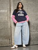 Only Carmakoma t-shirt - marine - Overdele til Plus size - ONLY CarmaKoma