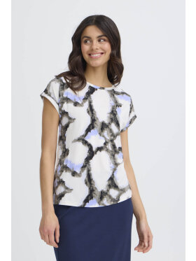 Fransa t-shirt - blå/grå/off - Dame - T-shirts - FRANSA