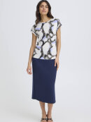 Fransa t-shirt - blå/grå/off - Dame - T-shirts - FRANSA