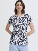 Fransa t-shirt - blå/off - Dame - T-shirts - FRANSA