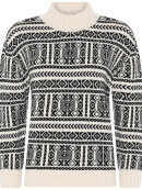 Skovhuus strik - off/sort - Lækre striktrøjer til kvinder - Skovhuus