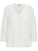 Fransa Skjorte - off/blå - Skjorter til kvinder - FRANSA