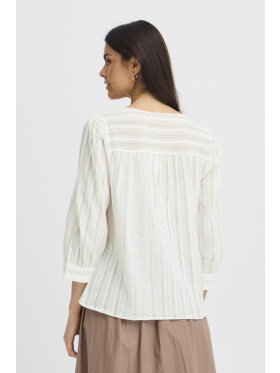 Fransa Skjorte - off/blå - Skjorter til kvinder - FRANSA