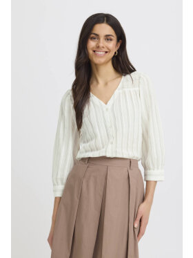 Fransa Skjorte - off/blå - Skjorter til kvinder - FRANSA Fransa Skjorte - off/blå - Skjorter til kvinder - FRANSA