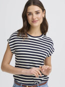 Fransa t-shirt - marine/off - Dame - T-shirts - FRANSA