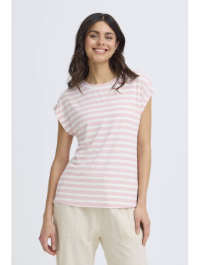 Fransa t-shirt - rose/off - Dame - T-shirts - FRANSA