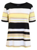 Brandtex t-shirt - sort/gul mix - Dame - T-shirts - Brandtex Brandtex t-shirt - sort/gul mix - Dame - T-shirts - Brandtex
