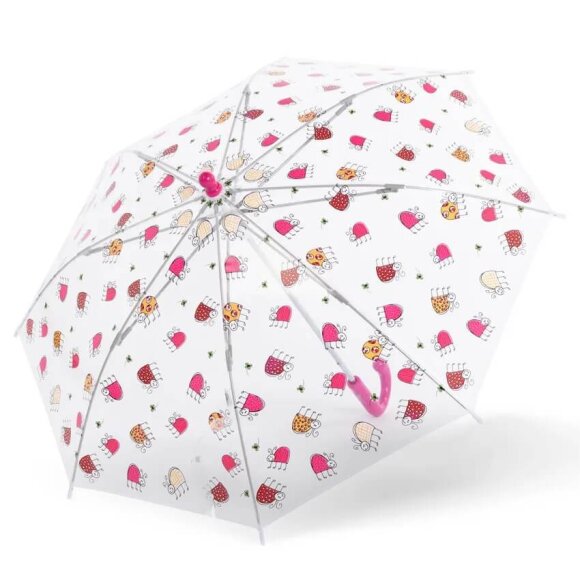 Doppler paraply - pink/mariehøns - Paraply - Doppler