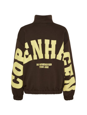 Marta Sweatshirt - brun/gul - Dame - Sweatshirts - MARTA