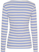 Marta T-shirt L/Æ - lysblå/off - Dame - T-shirts - MARTA