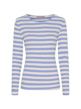 Marta T-shirt L/Æ - lysblå/off - Dame - T-shirts - MARTA Marta T-shirt L/Æ - lysblå/off - Dame - T-shirts - MARTA