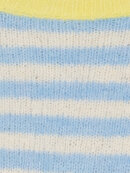Marta Strik K/Æ - Strib blå/gul - Lækre striktrøjer til kvinder - MARTA