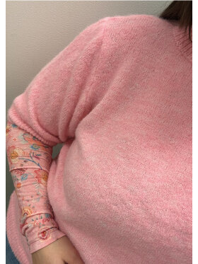 Marta strik K/Æ - lyserød - Lækre striktrøjer til kvinder - MARTA