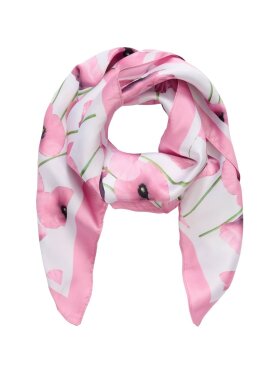 Marta Tørklæde - lyserød/blomster - Tørklæder - MARTA