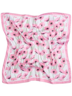 Marta Tørklæde - lyserød/blomster - Tørklæder - MARTA