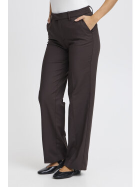 Pulz buks Bindy Wide - Espresso - Dame - Bukser  - PULZ Jeans