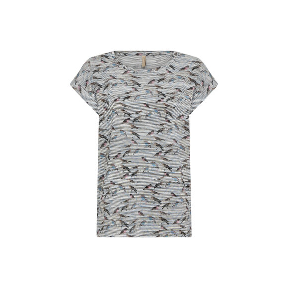 Soyaconcept T-Shirt - blå mix - Dame - T-shirts - Soyaconcept 