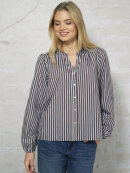 Prepair Bluse - Brun m/strib - Skjorter til kvinder - PREPAIR Prepair Bluse - Brun m/strib - Skjorter til kvinder - PREPAIR