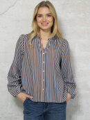 Prepair Bluse - Brun m/strib - Skjorter til kvinder - PREPAIR Prepair Bluse - Brun m/strib - Skjorter til kvinder - PREPAIR