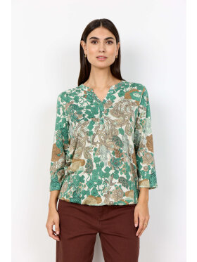Soyaconcept bluse - grøn mix - Dame - Bluser - Soyaconcept 