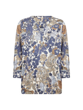 Soyaconcept bluse - blå mix - Dame - Bluser - Soyaconcept 