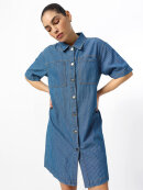 Soyaconcept Kjole - Denim Strib - Mellemlange kjoler - Soyaconcept 