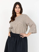 Wasabiconcept bluse - Tern/Brun - Overdele til Plus size - Wasabiconcept