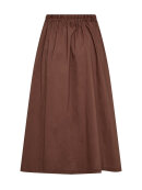 Wasabiconcept nederdel - brun - Plus size bukser til kvinder - Wasabiconcept