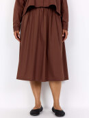 Wasabiconcept nederdel - brun - Plus size bukser til kvinder - Wasabiconcept