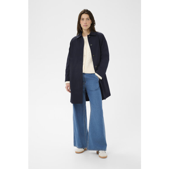 Part Two Frakke/Jakke - Navy - Jakker & frakker til dame - stort udvalg - Part Two Part Two Frakke/Jakke - Navy - Jakker & frakker til dame - stort udvalg - Part Two