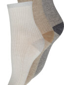 Decoy 3-pak - grå/sand/hvid - Strømper & strømpebukser - Decoy Decoy 3-pak - grå/sand/hvid - Strømper & strømpebukser - Decoy